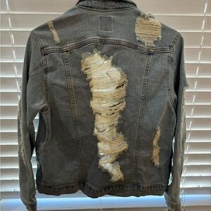 Distressed Jean Jacket